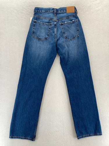 Aeropostale 90's Baggy Jeans Women's 2 Relaxed Medium Wash Blue Denim Distressed - Picture 14 of 14