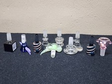 10 Pcs 14mm Male Bowl Set Replacement for Water Pipe Glass Bong Smoking Pipe