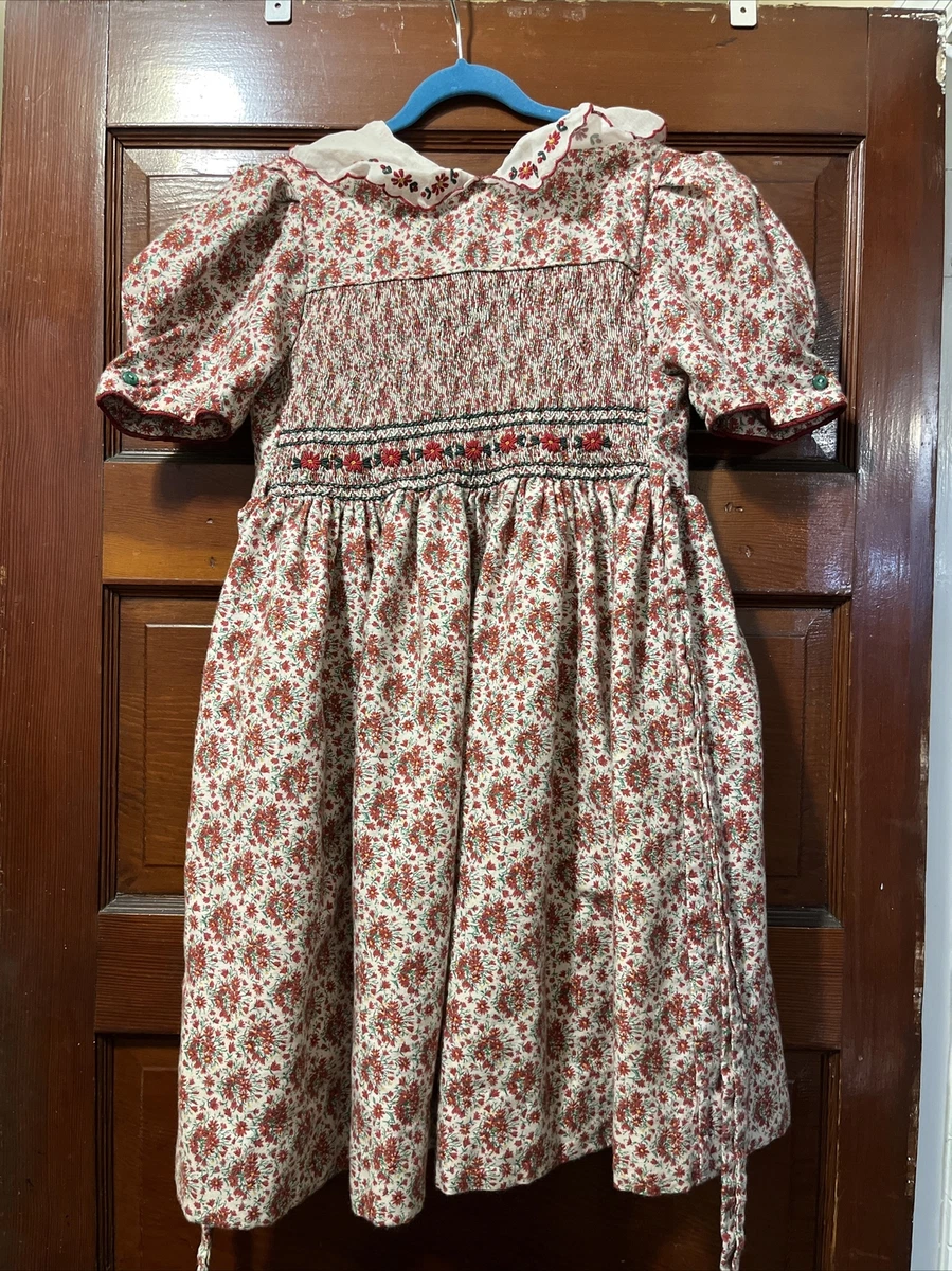 Marie Chantal girls designer dress smocked s5