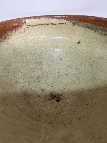 Early 17th Century Dutch Porridge Bowl (Papkommen), Glazed - Picture 11 of 12
