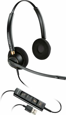 Plantronics EncorePro HW525 USB Duo Headset + DA90 Audioprozessor für Computer