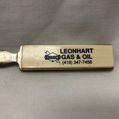 VINTAGE SUNOCO Letter Opener LEONHART GAS & OIL TIRO, OHIO