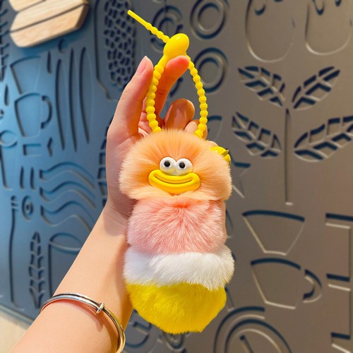 Cartoon Plush Plush Doll Toys Cute Stuffed Rabbit Doll Keychain School Bag Penda - Picture 8 of 16