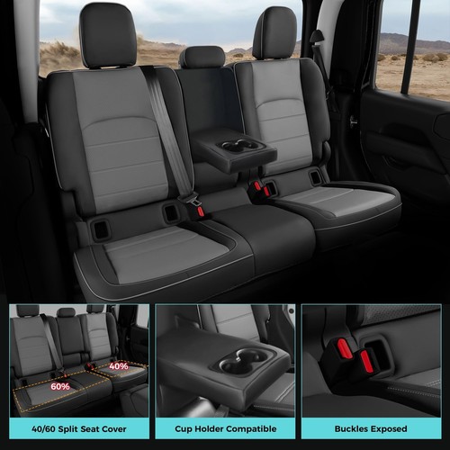 Customized Jeep Gladiator Seat Covers Full Set, Fit for 2020-2024 Gladiator w... - Picture 5 of 8