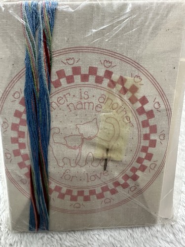 Sunset Stitchery Mother Love 759 Katzen 80er Kätzchen Kreuzstichmuster 9,5 x 9,5 Zoll - Bild 8 von 9