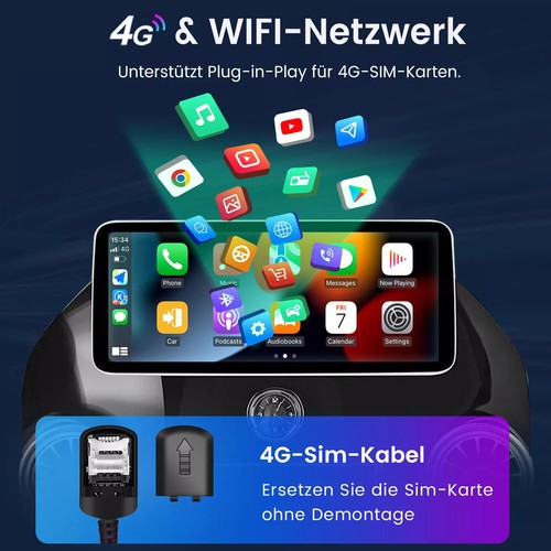 12,3 Zoll QLED für Mercedes Benz Vito W447 14-20 Android 13 Autoradio GPS Stereo - Picture 10 of 12