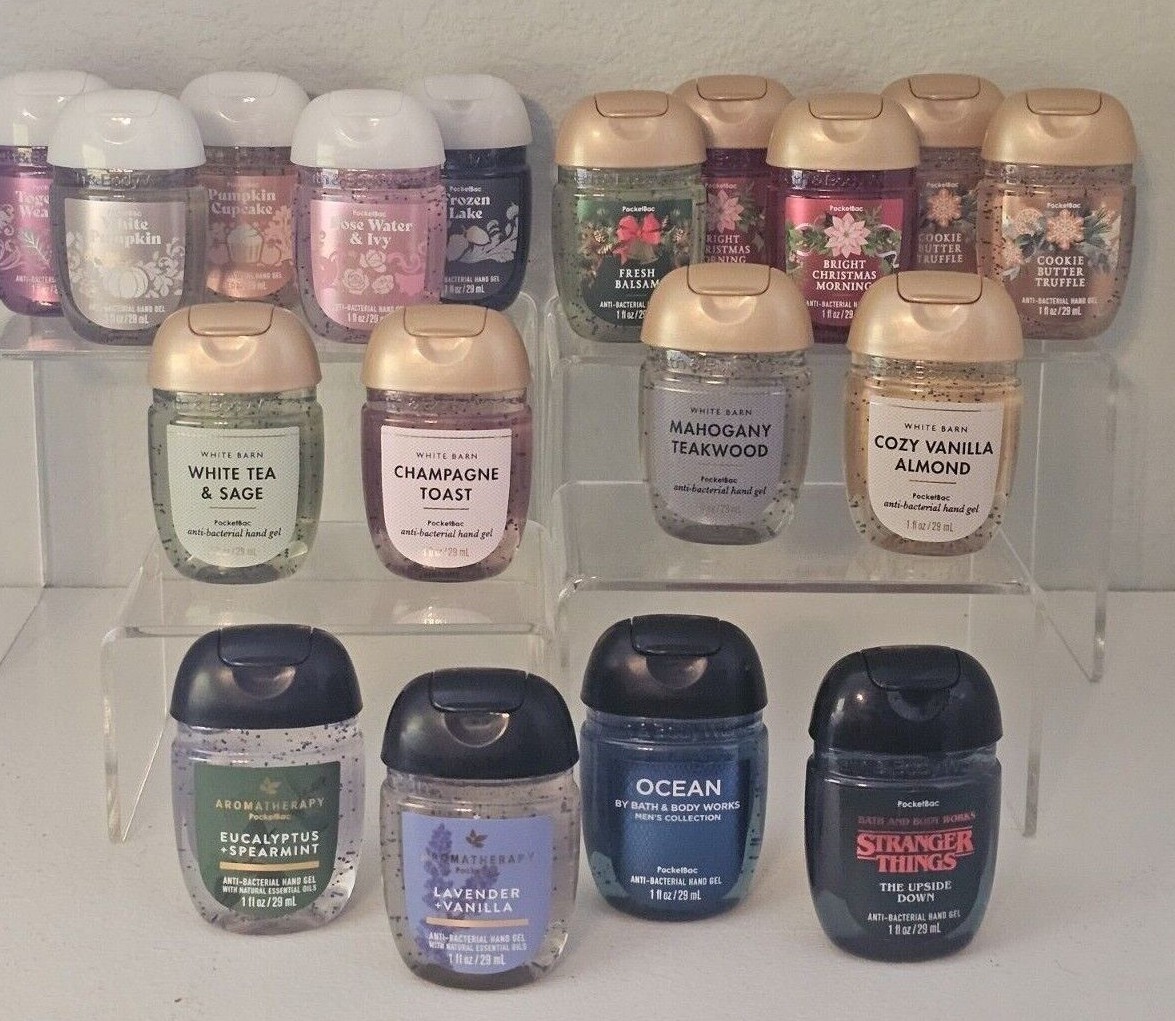 5 Pack BATH & BODY WORKS PocketBac Hand Sanitizer - U CHOOSE