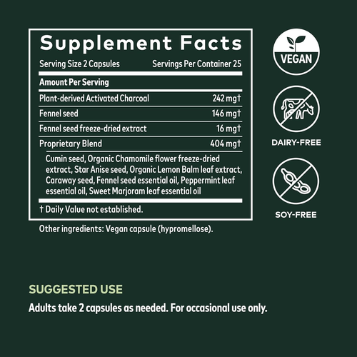 Gaia Herbs Gas & Bloating - Provides Relief from Occasional Gas and Bloating - w - Picture 2 of 8