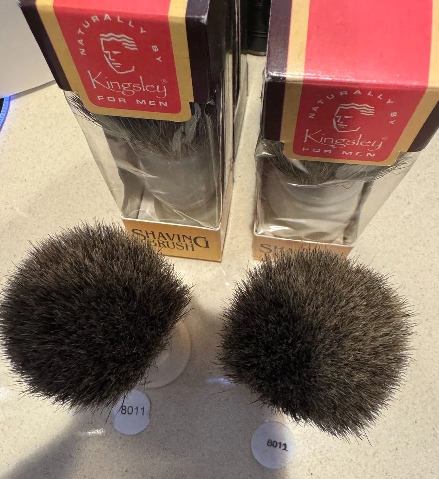 Kingsley Badger Shave Brush SB-8011 & 840  Pure Badger  Or  Pure Bristle Choose Foto 4 de 4
