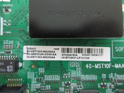 TCL 65S421 65S421TBAA Main Board V8-ST10K01-LF1V1308 - Picture 1 of 3