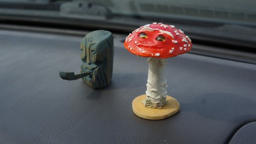 Figura caprichosa | Seta que todo lo ve | Divertida extraña escritorio accesorio escritorio amigo - Imagen 15 de 15