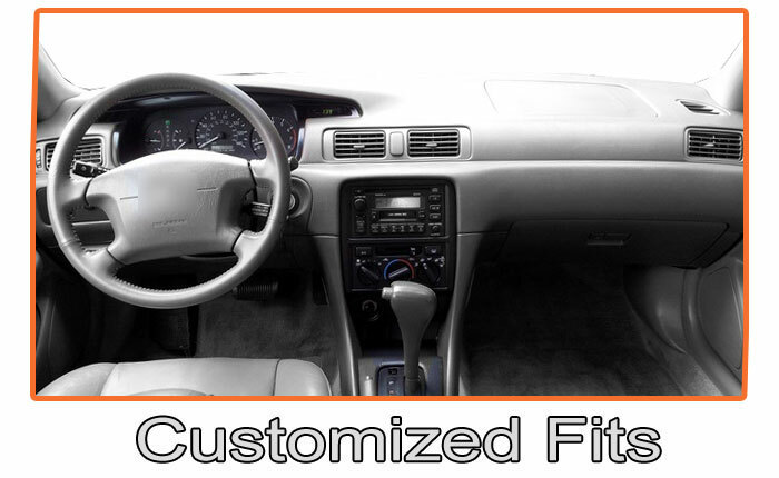 Taupe Dashboard Cover Mat For 1997-2001 Toyota Camry - Lifetime Warranty, Easy Install