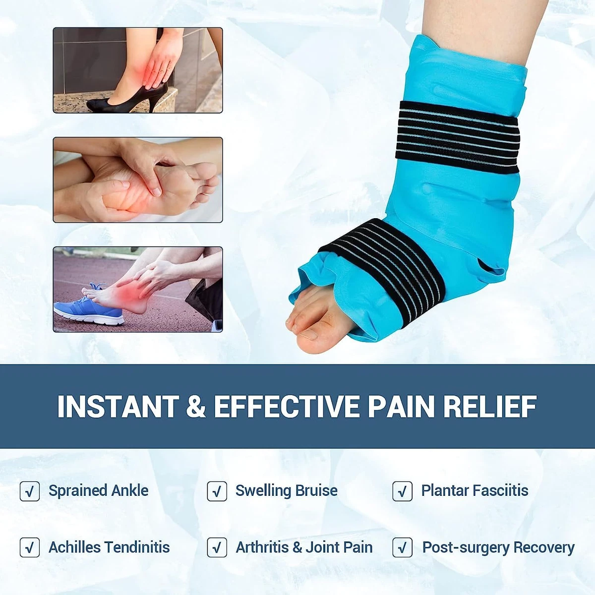 Ice for store foot pain