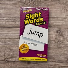 TREND Enterprises Sight Words Flash Cards Level 2 Ages 6 And Up