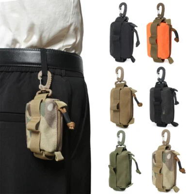 Tactical Compact Pouch Molle Utility Pouch Bag Mini Coin Purse Keychain Wallet