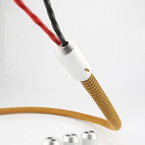 Pair Pure Copper Silver Plated HIFI Speaker Cable Banana Plug Loudspeaker Cable - Picture 4 of 10