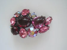 Regency Pink Red Pin Vintage GUC