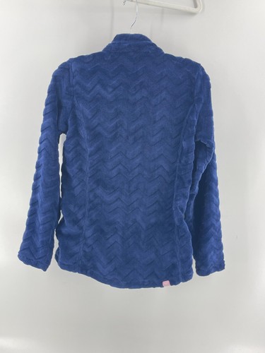 ROXY Youth Kids Blue Plush Full Zip Sweatshirt Jacket Size 16/XXL - Picture 6 of 14