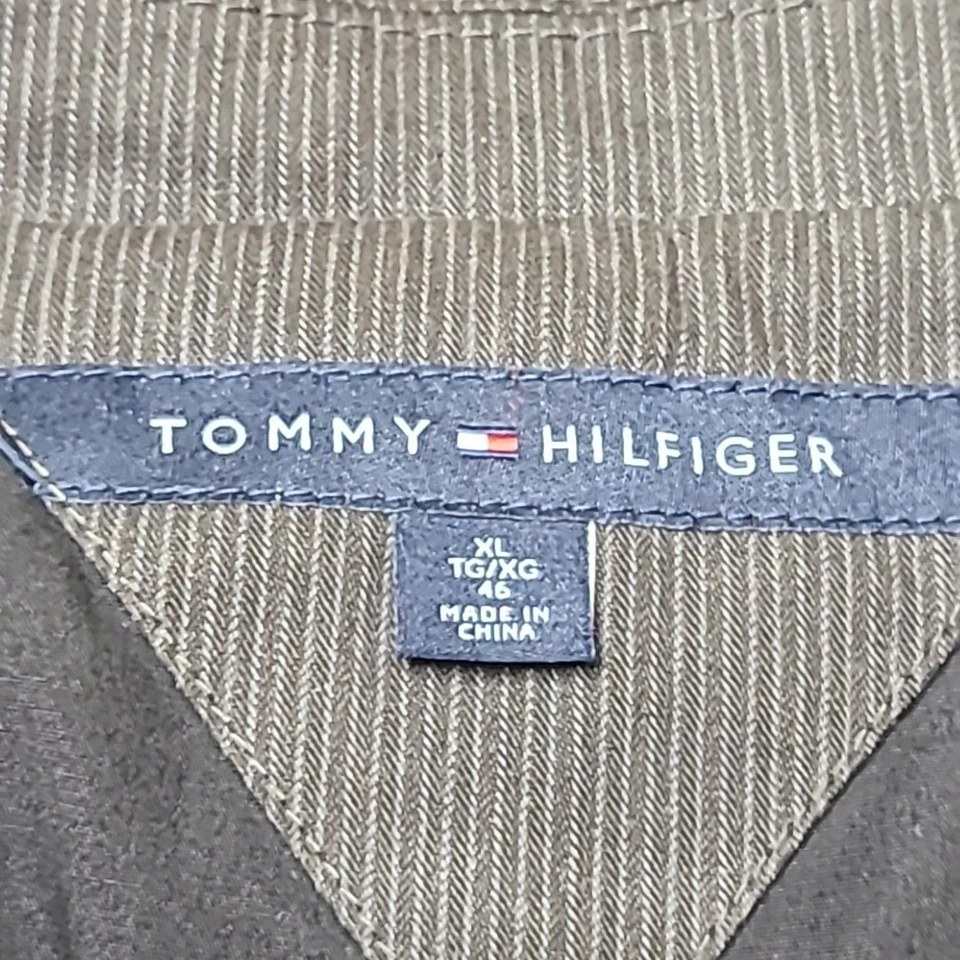 Blazer Tommy Hilfiger Para Hombre Extra Grande 46R Rayas Oscuras Informal Trabajo Oficina Foto 3 de 4