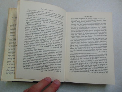 The Eternal Search Richard Mathison 1958 Man and his drugs HCDJ Book OS37 - Picture 8 of 18