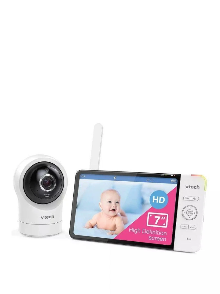 Vtech RM7764HD Digital WiFi Video Baby Monitor 7in Screen Infrared Night Vision