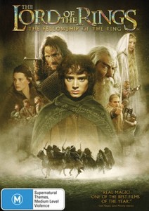 2 DVD + Box + booklet the lord of the rings the fellowship of the rings (region 4 DVD) (9398710355598)