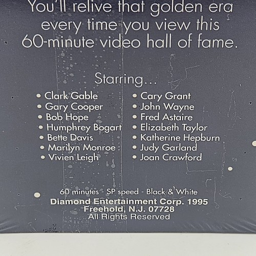 Sealed Legends Of Entertainment VHS John Wayne Marilyn Monroe Bogart - Picture 3 of 7