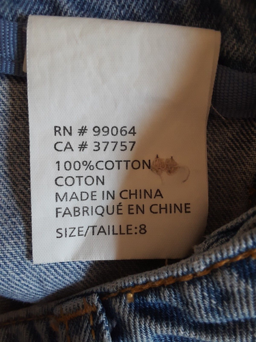 Element Denim Skirt Womens Size 8 Button Front Blue Denim Short - Picture 7 of 7