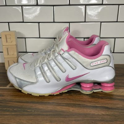 Nike Shox NZ Running Shoes Pink White 