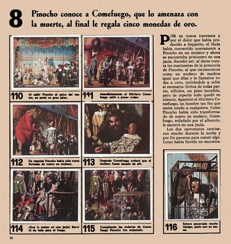 FACSIMIL IMPRESO ALBUM CROMOS LAS AVENTURAS DE PINOCHO VULCANO 1972,COMPLETO - Imagen 10 de 13