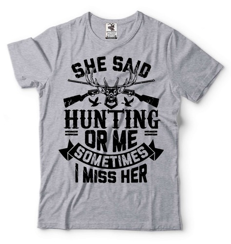 Hunting shirt Funny Hunting Tee Gift For Men Hunting Joke Tee Hunter Shirts - Picture 5 of 8