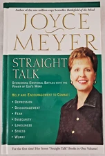 Book Joyce Meyer Straight Talk Overcoming Emotional Battles With Gods Help