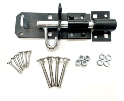 4'' TORSCHRAUBEN SCHWARZ, SILBER UND SCHWERLAST VERZINKT GLEITBOLZEN PADBOLZEN