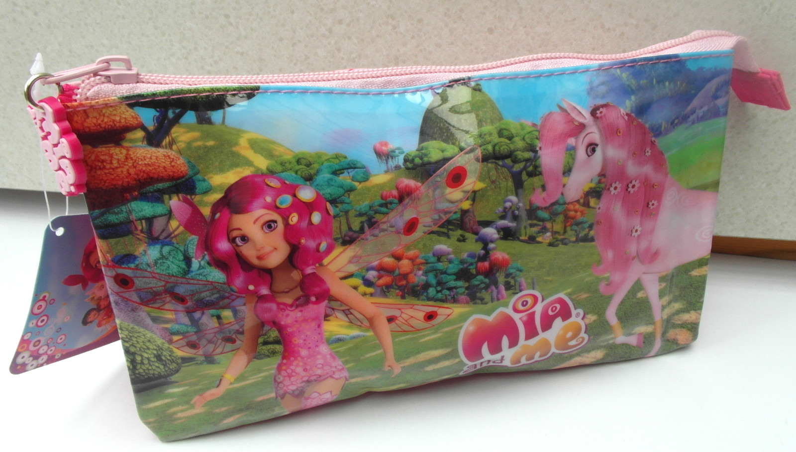 MIA and ME - Triple Pencil / Vanity Case with Zipper - Size: 22 x 12 x 5cm