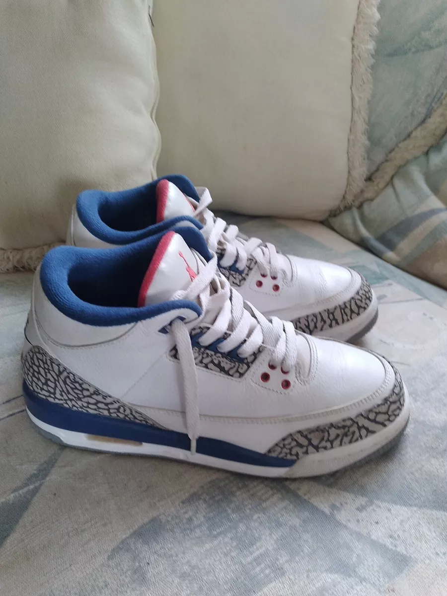 Jordan retro 3 top red white and blue
