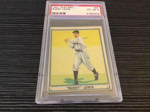 1941 Play Ball Buddy Lewis #47 PSA 4