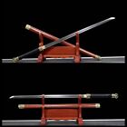 Fully Hand made Hard wood chinese 环首刀 9260 Spring Steel sword battle ready
