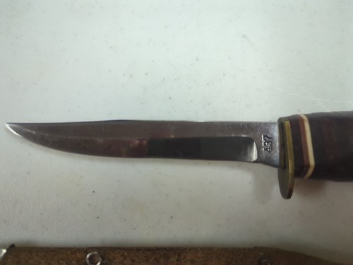 Edge Brand Solingen German 437 Fixed Blade Knife w/ sheath - Picture 6 of 7