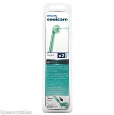 2 Sonicare AIR FLOSS Replacement Flosser Nozzle Heads Tips Sonic Care AirFloss