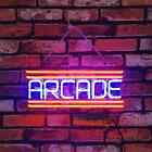 Arcade Vintage 14"x6" Neon Sign Light Lamp Real Glass Night Display Artwork Al
