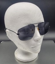 TRUE Vintage '80s Solar Mates Black Oversized Fashion Sunglasses Unisex VGC 