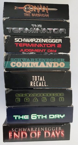 Schwarzenegger VHS Lot of 10 Terminator, T2, Commando, Total Recall, End of Days - Picture 10 of 15