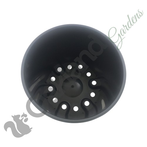 Black Plastic Plant Pots 1 2 3 4 5 7.5 10 12 15 20 Litre Large Flower Pot Strong - Picture 41 of 45