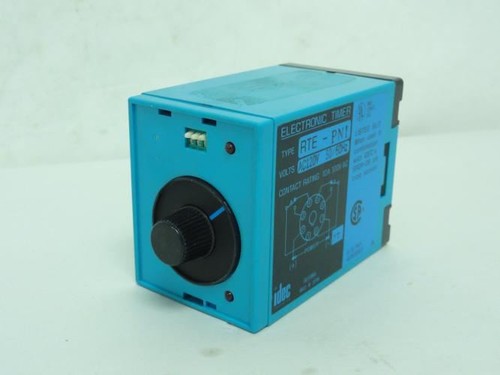 202169 Parts Only; idec RTE-PN1-AC120 Time Delay Relay; 0~10s NO FACE PLATE - Picture 1 of 4
