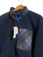 JW Anderson Uniqlo Blue Fleece Full Zip Jacket Men’s Size XL New