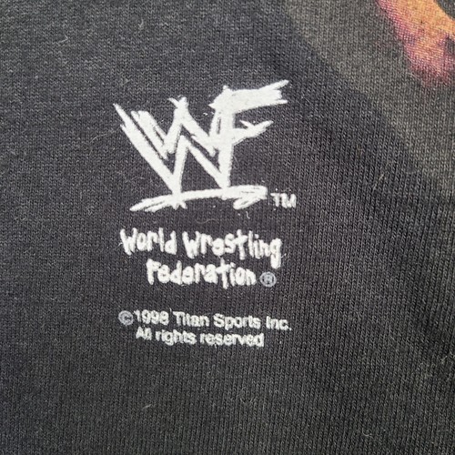 Vintage WWF 1998 Stone Cold Steve Austin T Shirt Skull Wrestling RARE GRAPHIC - Picture 3 of 11