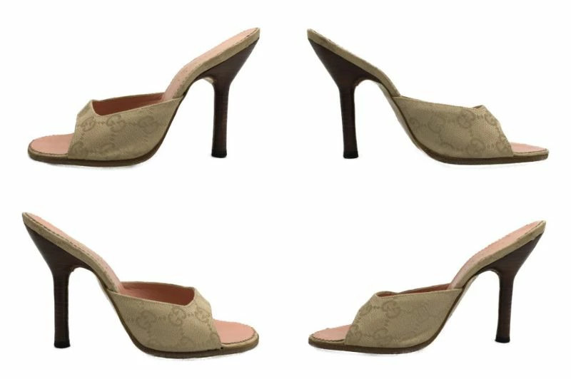 GUCCI GG canvas sandals 34.5C approximately 21.5cm thumbnail 6