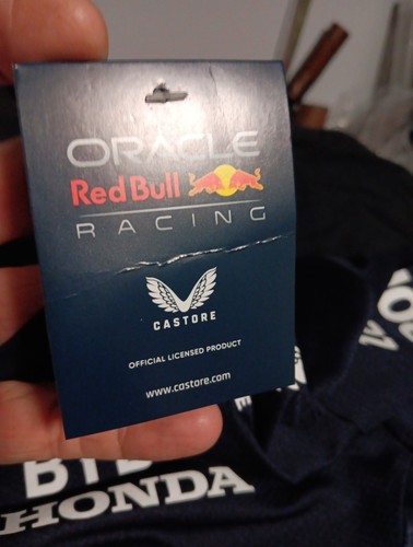 Oracle Red Bull Racing F1 Navy Team Stars & Stripes USA Medium T-Shirt Jersey - Picture 8 of 22