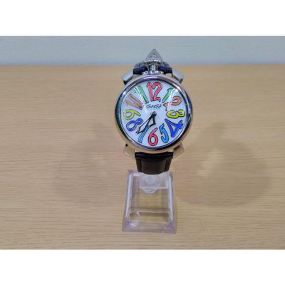 激安GAGA MILANO MANUALE40 Gaga Milano Quartz Watch MANUALE40 5020japan used Good