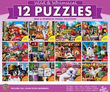MasterPieces - Wild Whimsical Jigsaw Puzzle Collection - 12 Pack